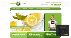 Desktop Screenshot of livingclean.co.uk
